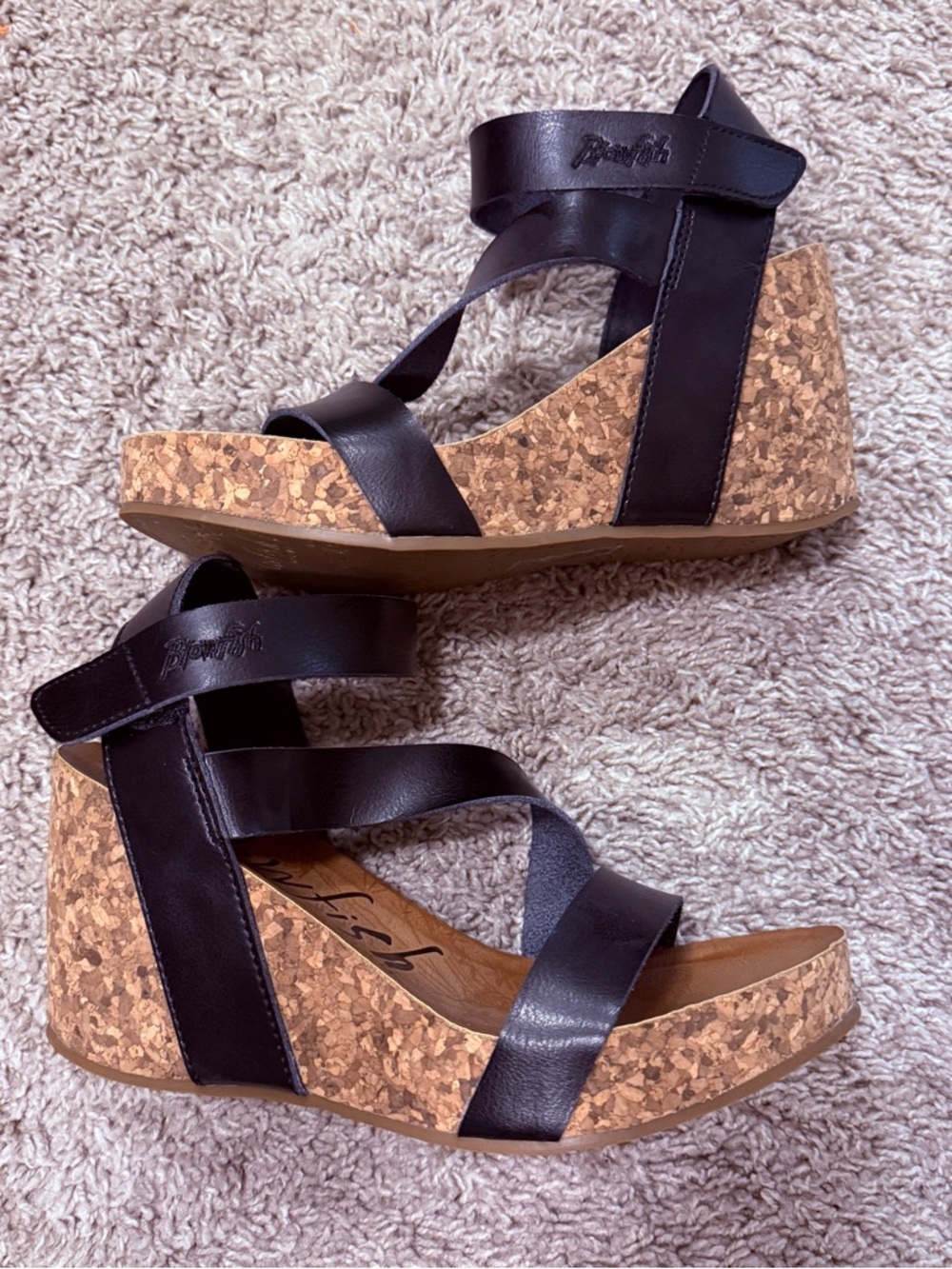 NEW Blowfish Cork Wedge Women's Sz 9 - Picture 3 of 8